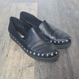 BCBGeneration Black Studded Flats